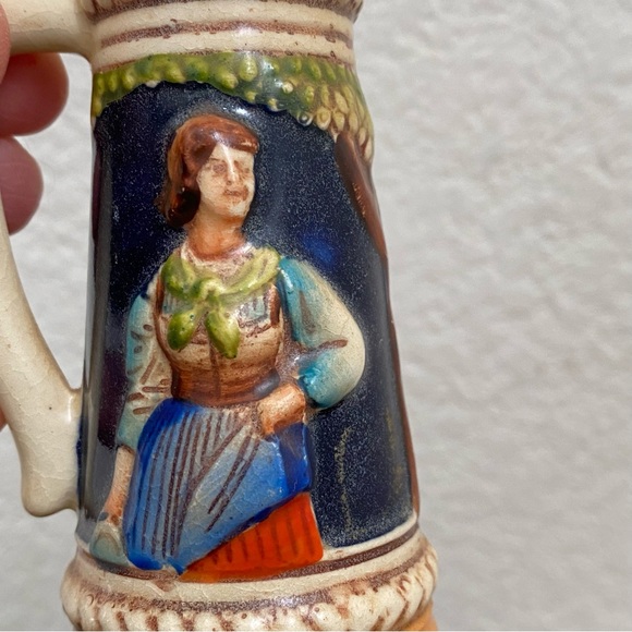 Vintage West Germany Porcelain Beer Stein Salt & Pepper Shakers - Picture 11 of 14